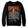 Dunk Low Team Dark Green Orange DopeSkill Sweatshirt Thunder Dunk Graphic Streetwear - Black