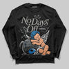 Jordan 9 Cool Grey DopeSkill Long Sleeve T-Shirt New No Days Off Graphic Streetwear - Black