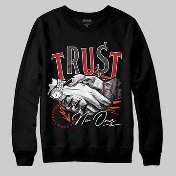 Nigel Sylvester x Air Jordan 4 ‘Brick by Brick’ DopeSkill Sweatshirt Trust No One Graphic Streetwear - Black