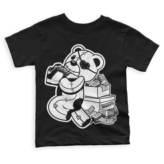 Dunk Low Panda White Black DopeSkill Toddler Kids T-shirt Bear Steals Sneaker Graphic Streetwear - Black 