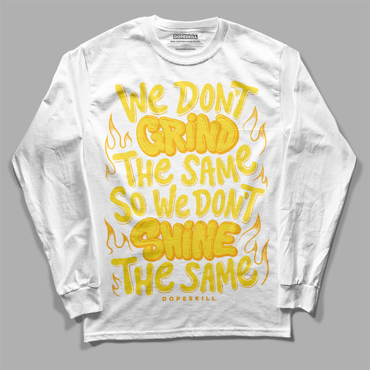 Jordan 11 Low 'Yellow Snakeskin' DopeSkill Long Sleeve T-Shirt Grind Shine Graphic Streetwear - White