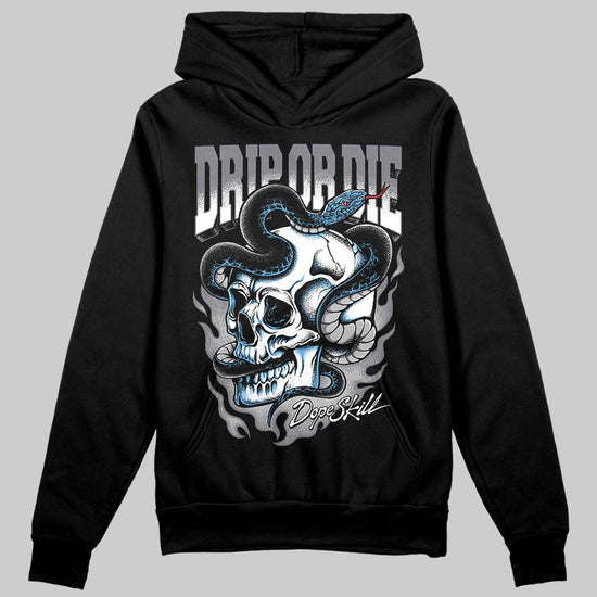 Jordan 9 Retro 'Flint Grey' 2026 DopeSkill Hoodie Sweatshirt Drip or Die Graphic Streetwear - Black