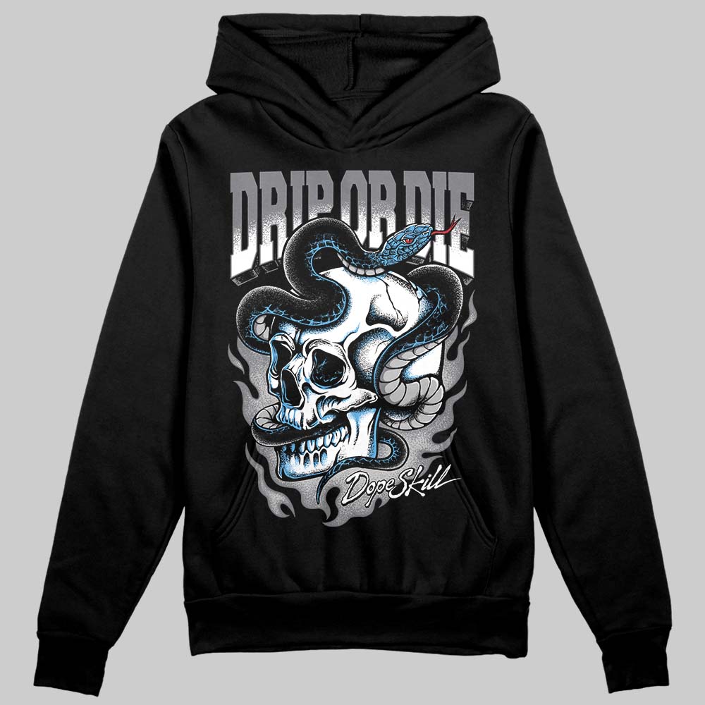 Jordan 9 Retro 'Flint Grey' 2026 DopeSkill Hoodie Sweatshirt Drip or Die Graphic Streetwear - Black