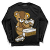 Jordan 13 Wheat 2023 DopeSkill Long Sleeve T-Shirt Sneakerhead BEAR Graphic Streetwear - Black