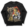 TAN Sneakers DopeSkill Long Sleeve T-Shirt Drip'n Never Tripp'n Graphic Streetwear - Black