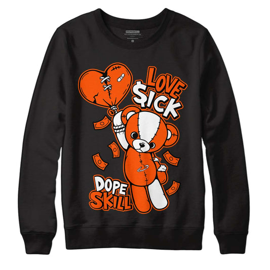 MSCHF Super Normal 2 Orange Milk DopeSkill Sweatshirt Love Sick Graphic Streetwear - Black