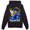 Royal Blue Sneakers DopeSkill Hoodie Sweatshirt Heaven Sent Graphic Streetwear - Black