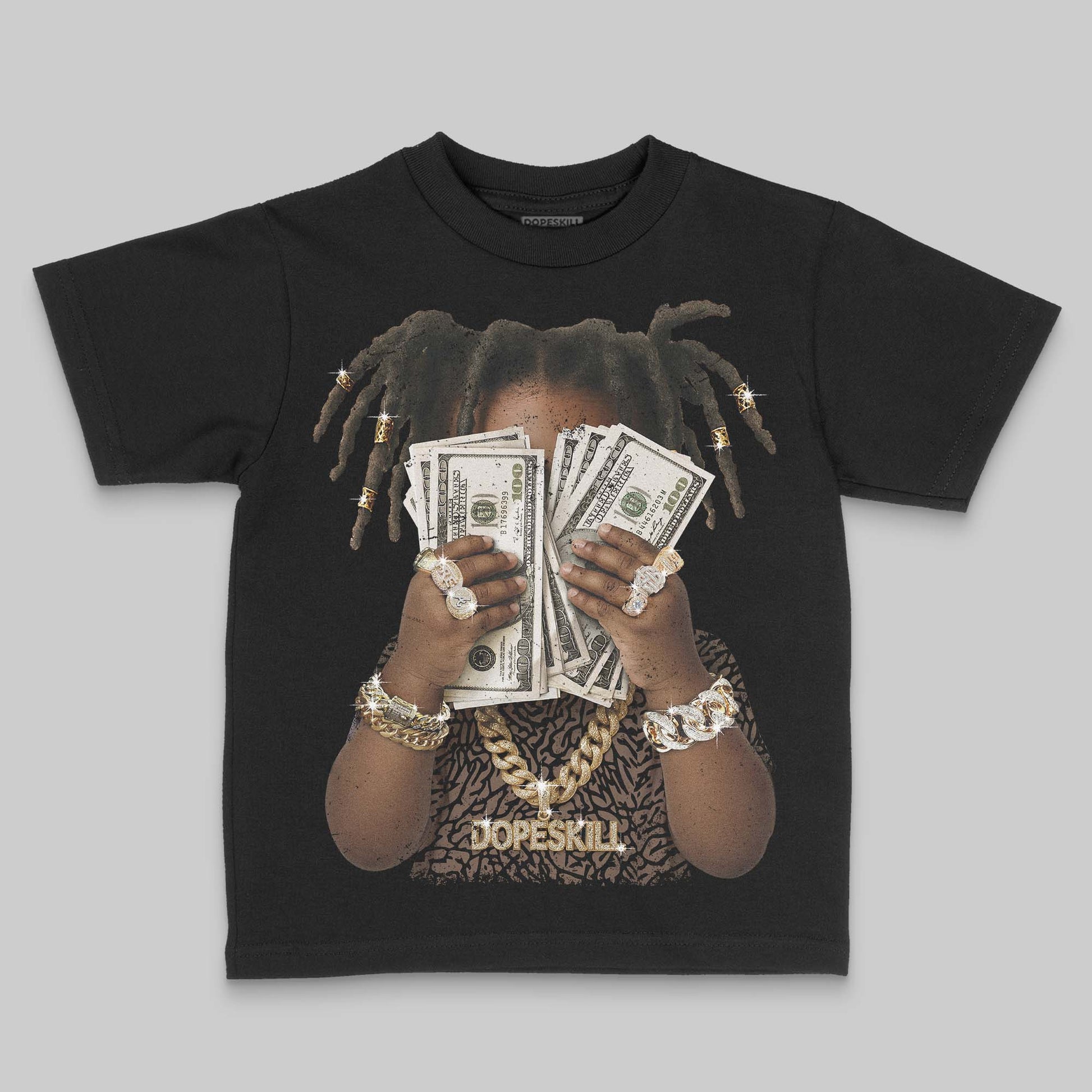 Jordan 3 "World’s Best Dad" DopeSkill Toddler Kids T-shirt Rich Youth Graphic Streetwear - black