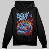 University Blue Sneakers DopeSkill Hoodie Sweatshirt Ease My Mind Graphic Streetwear - Black