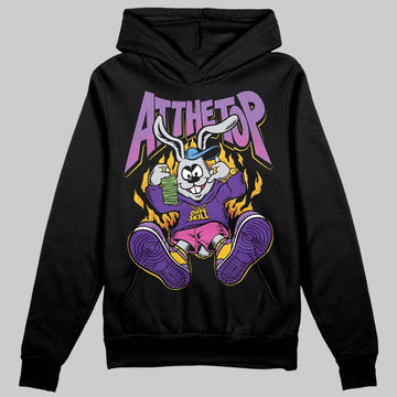 PURPLE Sneakers DopeSkill Hoodie Sweatshirt At The Top Graphic Streetwear - black