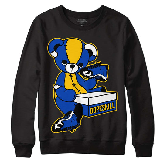 Jordan 14 “Laney” DopeSkill Sweatshirt Sneakerhead BEAR Graphic Streetwear - Black