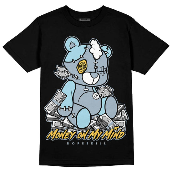 Jordan 13 “Blue Grey” DopeSkill T-Shirt MOMM Bear Graphic Streetwear - Black