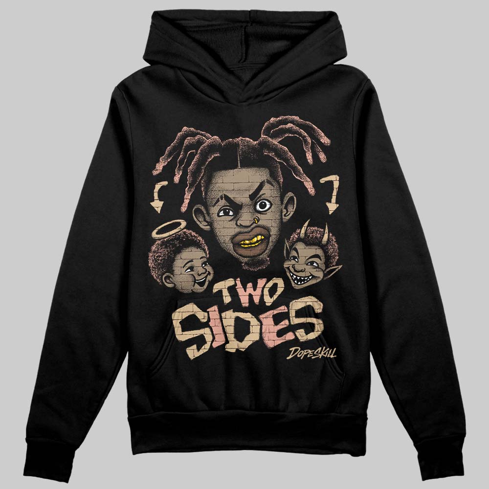 TAN Sneakers DopeSkill Hoodie Two Sides Graphic Streetwear - black
