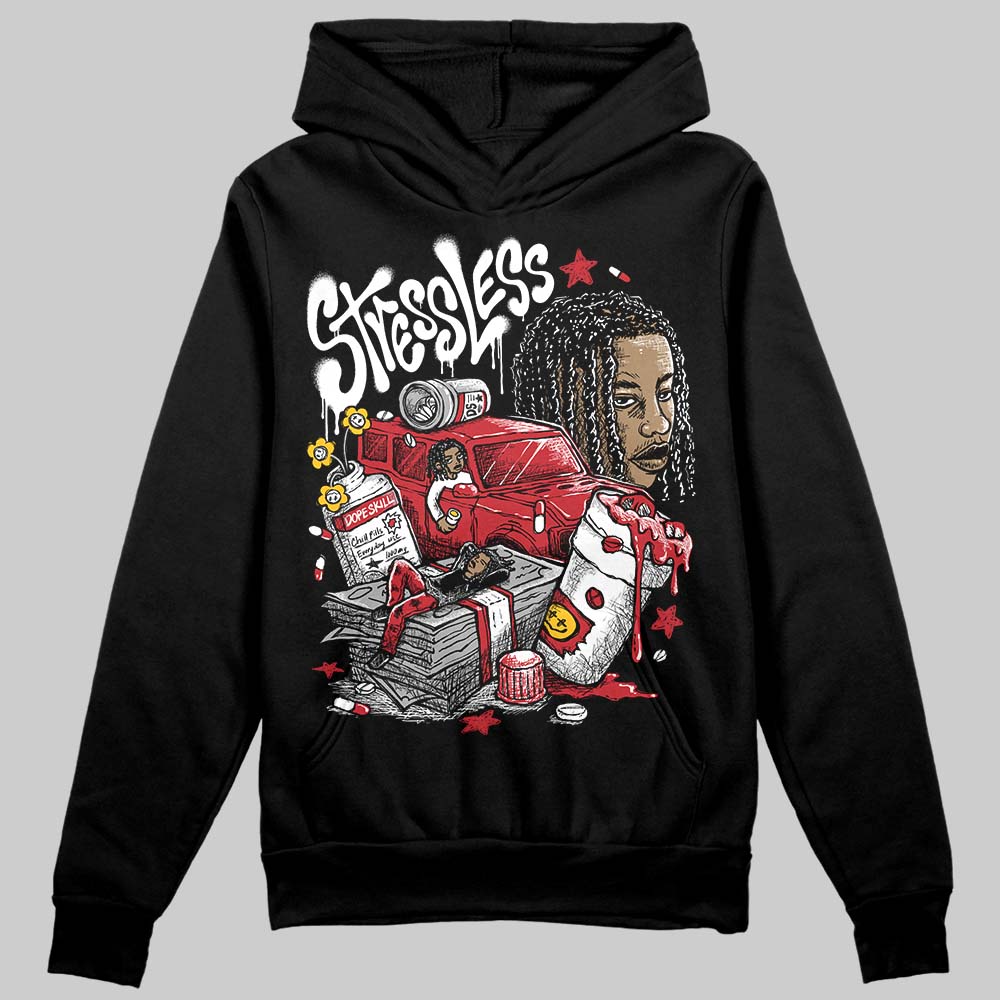 Jordan 1 Low OG "Chicago" DopeSkill Hoodie Sweatshirt Stressless Graphic Streetwear - black