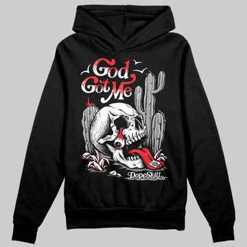 Dunk Low Panda White Black DopeSkill Hoodie Sweatshirt God Got Me Graphic Streetwear - Black