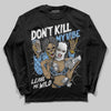 Jordan 12 Retro 'Melo' DopeSkill Long Sleeve T-Shirt Don't Kill My Vibe Graphic Streetwear - black