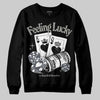 Jordan 11 Cool Grey DopeSkill Sweatshirt Feeling Lucky Graphic Streetwear - black