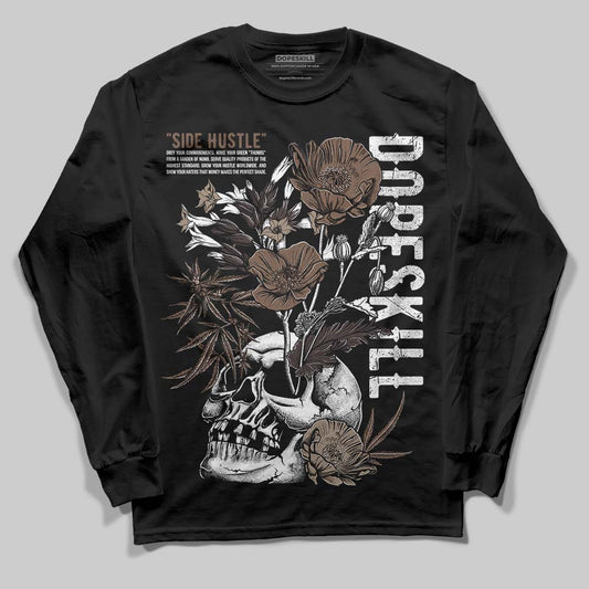 SoleFly x Air Jordan 12 Retro SP 'Cafecito/Baroque Brown' DopeSkill Long Sleeve T-Shirt Side Hustle Graphic Streetwear - Black