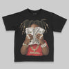 Jordan 4 Retro Toro Bravo DopeSkill Toddler Kids T-shirt Rich Youth Graphic Streetwear - Black
