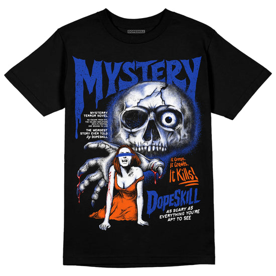 Dunk Futura Orange Blaze DopeSkill T-Shirt Mystery Ghostly Grasp Graphic Streetwear - Black