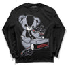 Jordan 4 “Bred Reimagined” DopeSkill Long Sleeve T-Shirt Sneakerhead BEAR Graphic Streetwear - Black