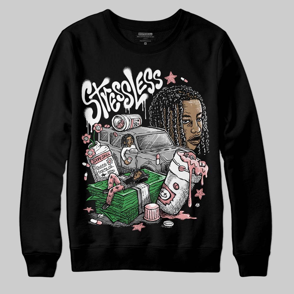 Harris Tweed x Wmns Dunk Low 'Black Phantom' DopeSkill Sweatshirt Stressless Graphic Streetwear - Black