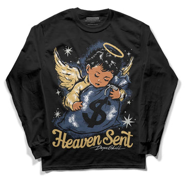 A Ma Maniere x Jordan 5 Dawn “Photon Dust” DopeSkill Long Sleeve T-Shirt Heaven Sent Graphic Streetwear - Black