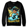 Jordan 5 Aqua DopeSkill Sweatshirt Heaven Sent Graphic Streetwear - Black