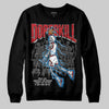 Jordan 5 Retro Fire Red Black Tongue (2025) DopeSkill Sweatshirt Thunder Dunk Graphic Streetwear - Black