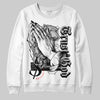 Jordan 1 High 85 Black White DopeSkill Sweatshirt Trust God Graphic Streetwear - White