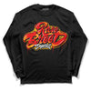 Red Sneakers DopeSkill Long Sleeve T-Shirt Rare Breed Type Graphic Streetwear - Black