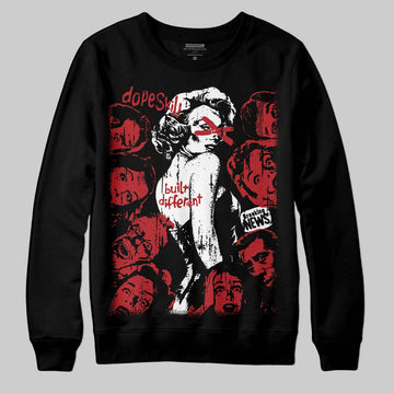 Jordan 14 Golf “Last Shot” DopeSkill Sweatshirt Built Different Graphic Streetwear - Black
