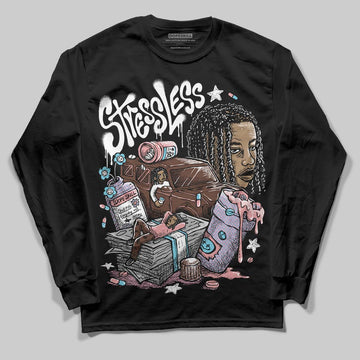 Harris Tweed x Dunk Low Denim Turquoise and Baroque Brown DopeSkill Long Sleeve T-Shirt Stressless Graphic Streetwear - black