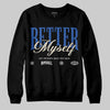 Jordan 1 Low Travis Scott x Fragment DopeSkill Sweatshirt Better Myself Graphic Streetwear - Black