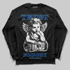 Royal Blue Sneakers DopeSkill Long Sleeve T-Shirt Trust Nobody Graphic Streetwear - black