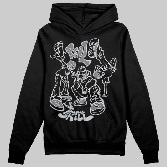 Jordan 4 “Fear” DopeSkill Hoodie Sweatshirt Real Y2K Players Graphic Streetwear - black