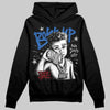 Jordan 3 "True Blue" DopeSkill Hoodie Sweatshirt Boss Up Graphic Streetwear - Black