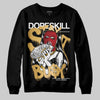 Jordan 12 Retro 'Taxi' 2025 DopeSkill Sweatshirt Stay It Busy Graphic Streetwear - Black