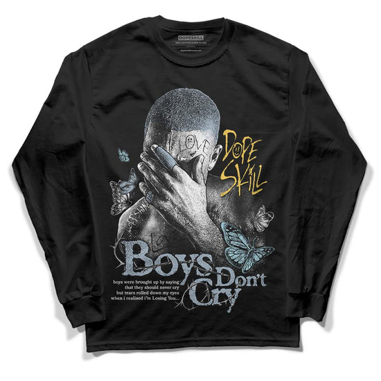 Jordan 13 “Blue Grey” DopeSkill Long Sleeve T-Shirt Boys Don't Cry Graphic Streetwear - Black