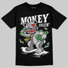 Grey Sneakers DopeSkill T-Shirt Money Callin' Graphic Streetwear - Black