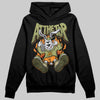 Olive Sneakers DopeSkill Hoodie Sweatshirt At The Top Graphic Streetwear - Black
