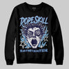 University Blue Sneakers DopeSkill Sweatshirt Root of Evil Graphic Streetwear - black