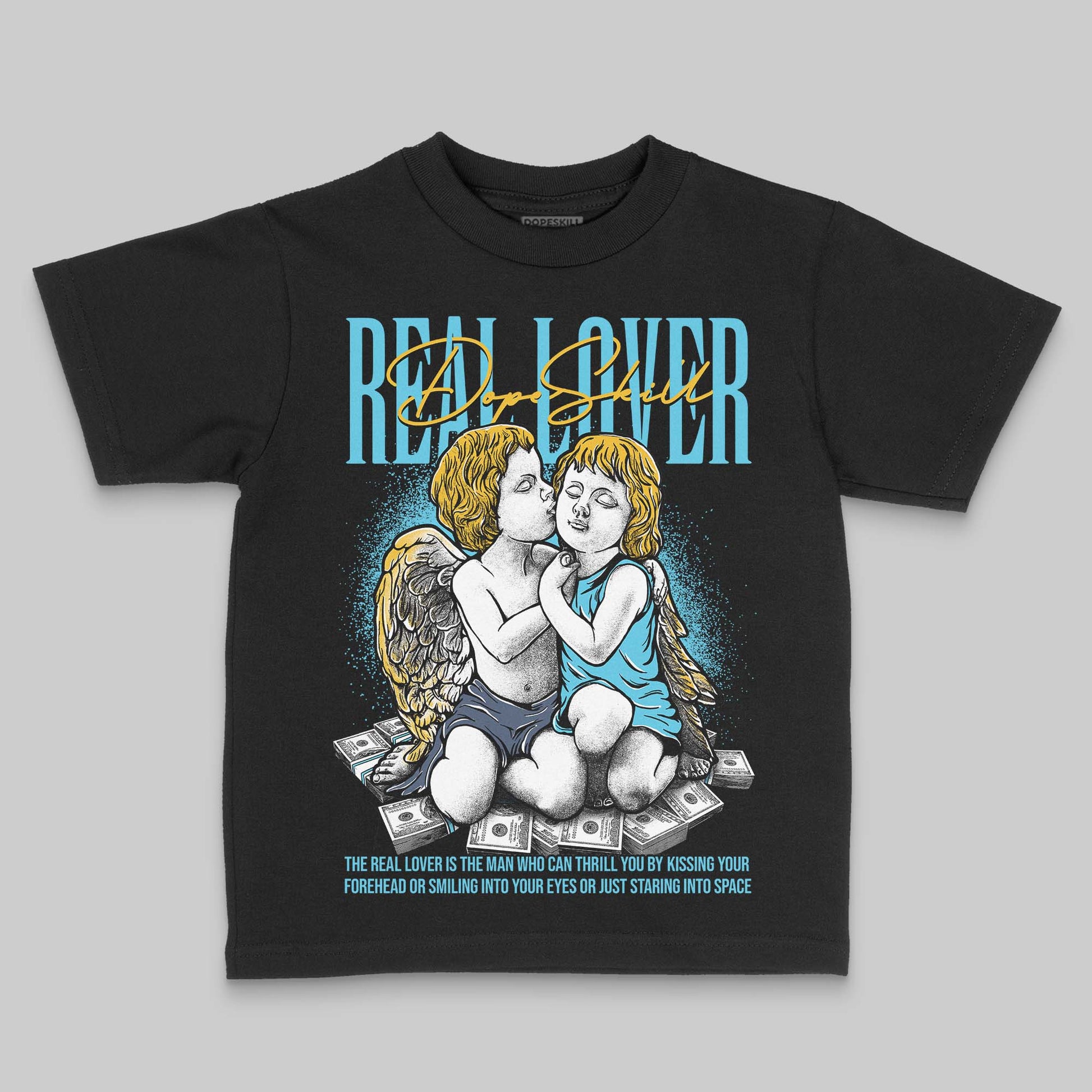 Jordan 11 Retro Gamma Blue (2025) DopeSkill Toddler Kids T-shirt Real Lover Graphic Streetwear - Black