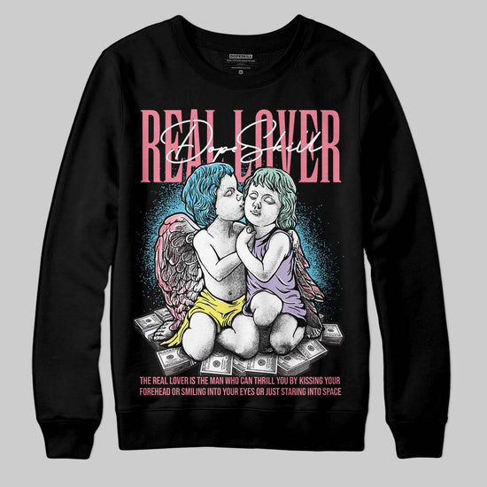 Dunk Low SE Candy Easter DopeSkill Sweatshirt Real Lover Graphic Streetwear - Black