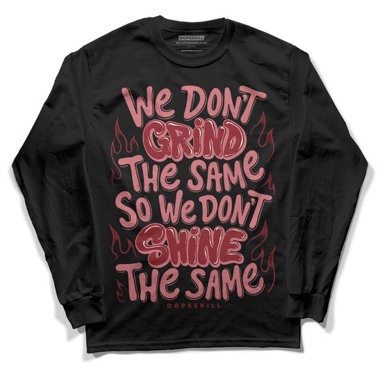 Valentine's Day Collection DopeSkill Long Sleeve T-Shirt Grind Shine Graphic Streetwear - Black