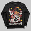 Nigel Sylvester x Jordan 1 Low OG “Nitro” DopeSkill Long Sleeve T-Shirt Heaven Sent Graphic Streetwear - Black
