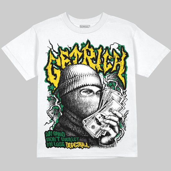 Green Sneakers DopeSkill Oversize Print T-Shirt Wealthy Graphic Streetwear