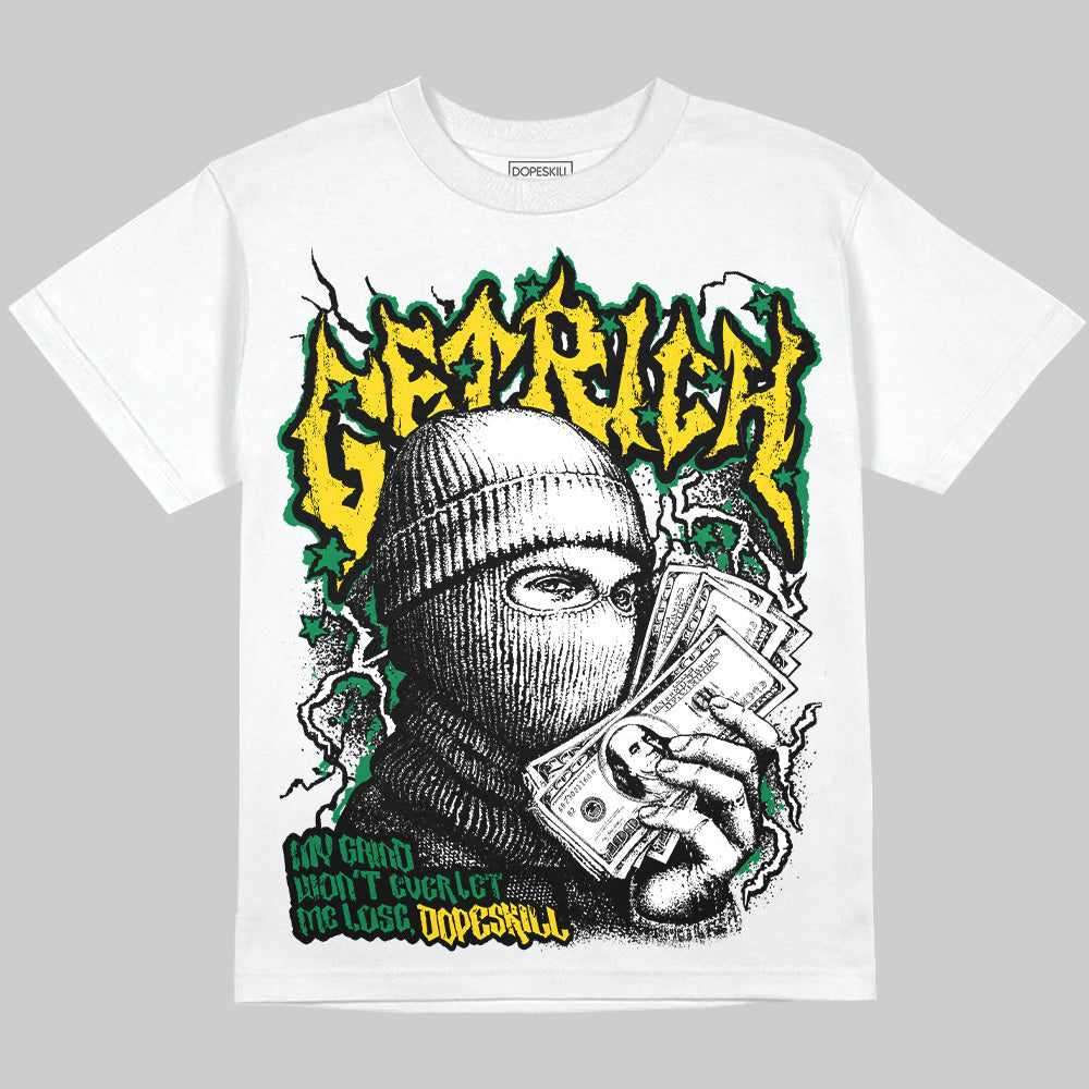 Green Sneakers DopeSkill Oversize Print T-Shirt Wealthy Graphic Streetwear