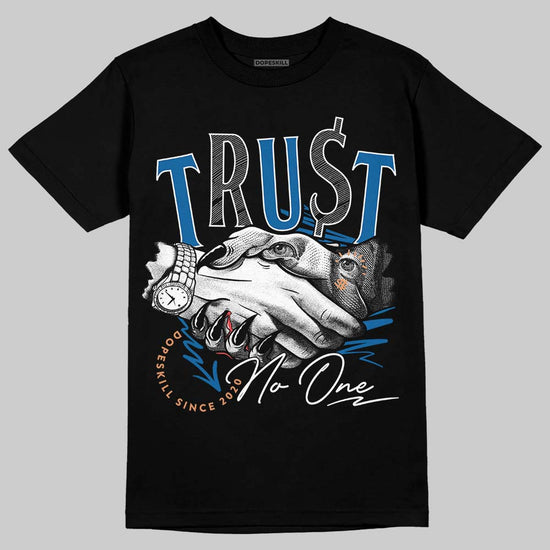 Jordan 3 Retro Wizards DopeSkill T-Shirt Trust No One Graphic Streetwear - Black