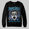 Royal Blue Sneakers DopeSkill Sweatshirt Root of Evil Graphic Streetwear - Black